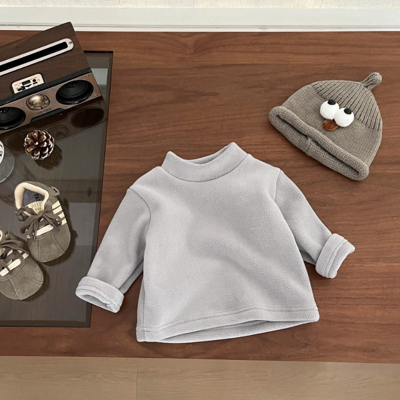 【BABY&KID】冬新作 無地ベーシック裏起毛インナーSK102329