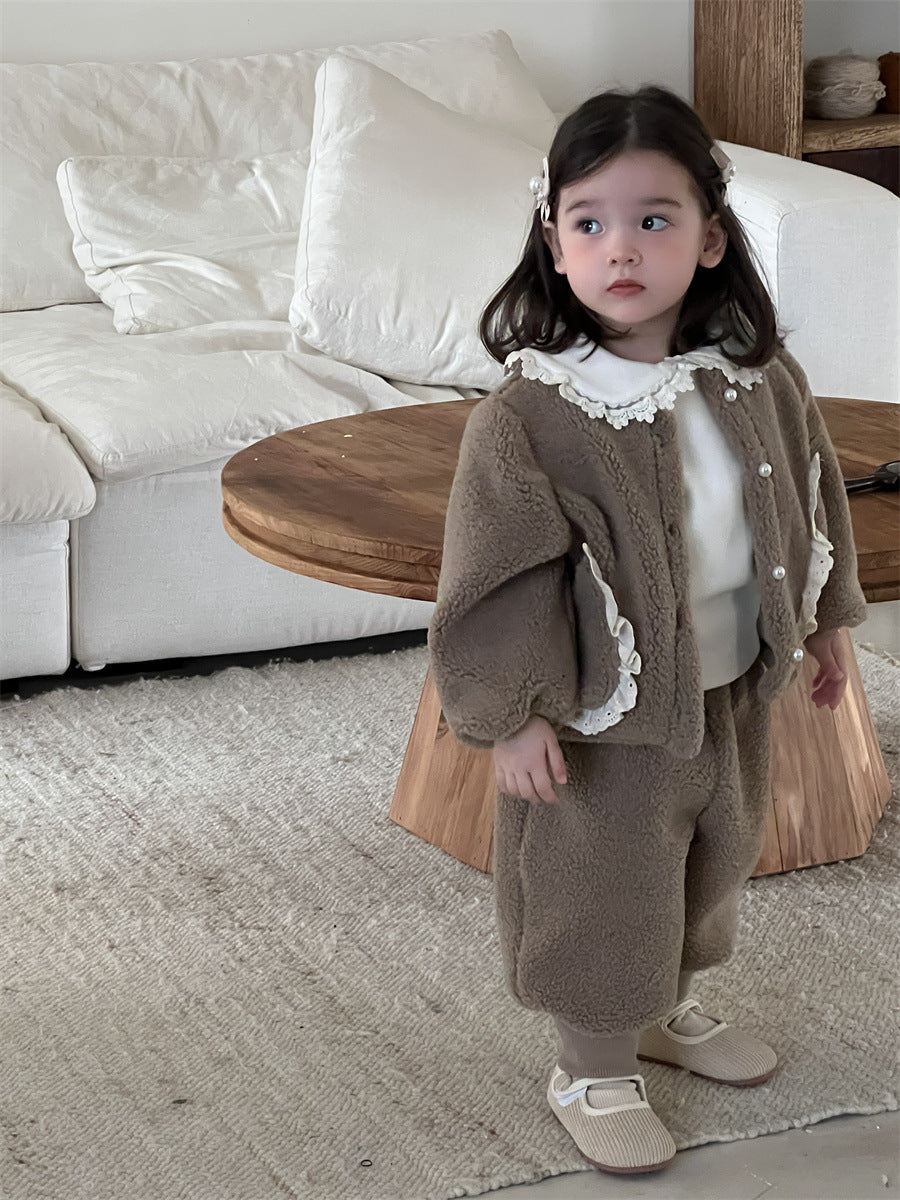 【BABY&KID】ナチュラルもこもこセットアップSK012401