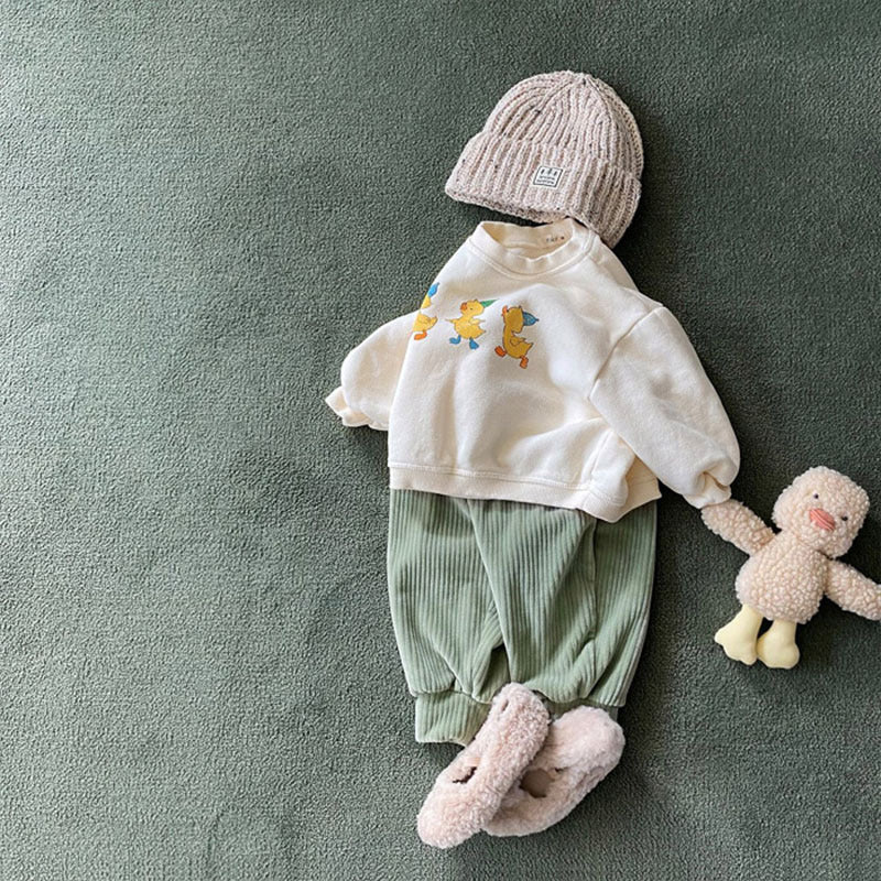 【BABY】あひるプリントスウェットSK101543
