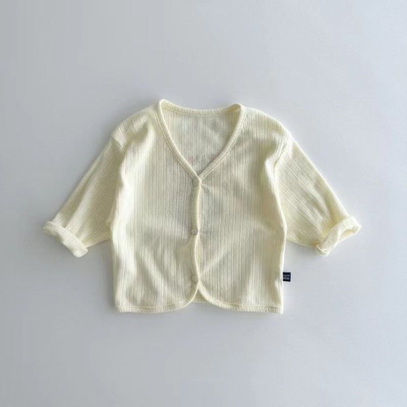 【BABY】夏新作 通気コットンカーディガンSK080829
