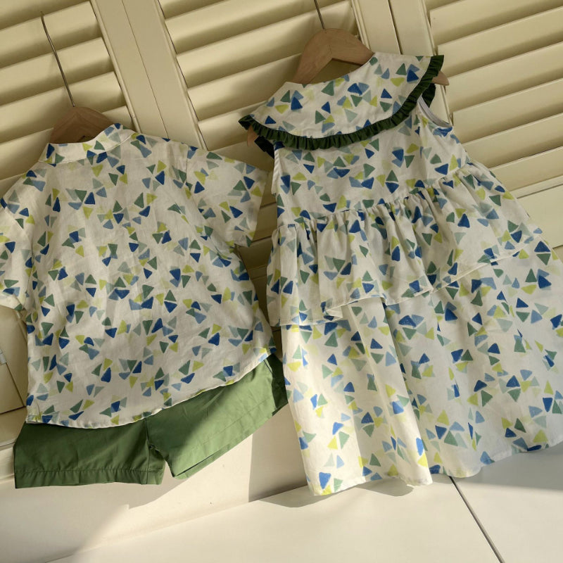 【BABY&KID】夏新作 ドーパミンセットアップ、ワンピースSK063023