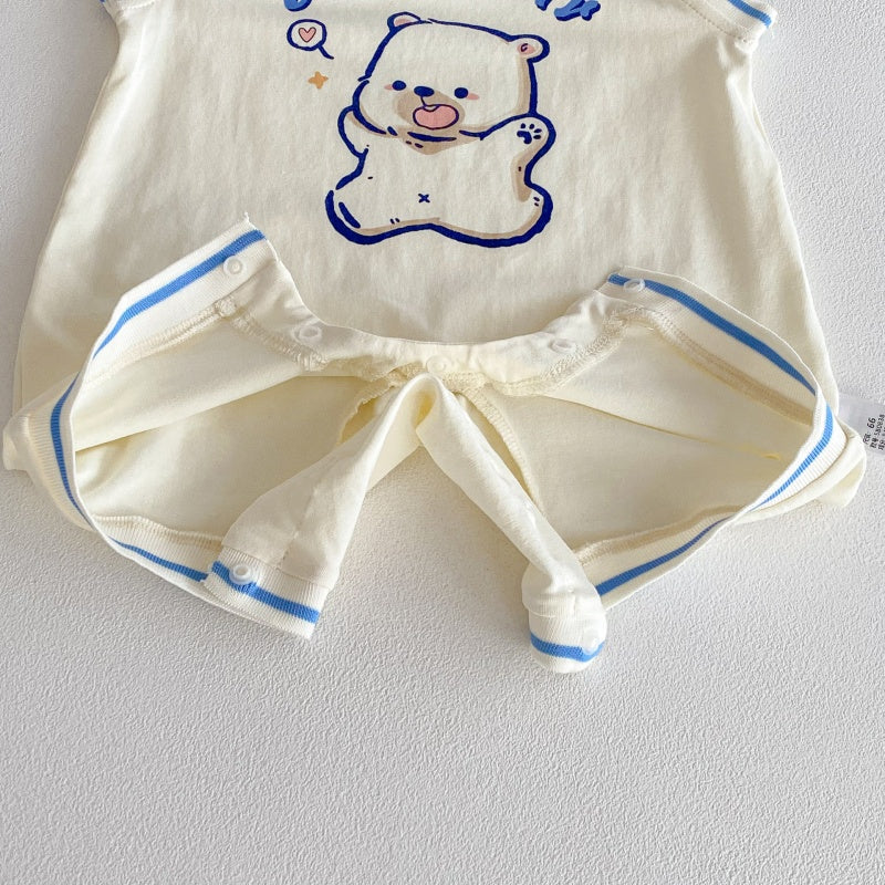 【BABY】夏新作くまさんカバーオールSK104612