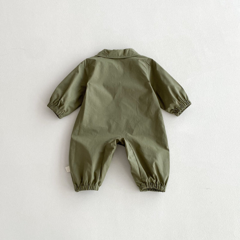 【BABY】おめめ刺繍カバーオールSK092518