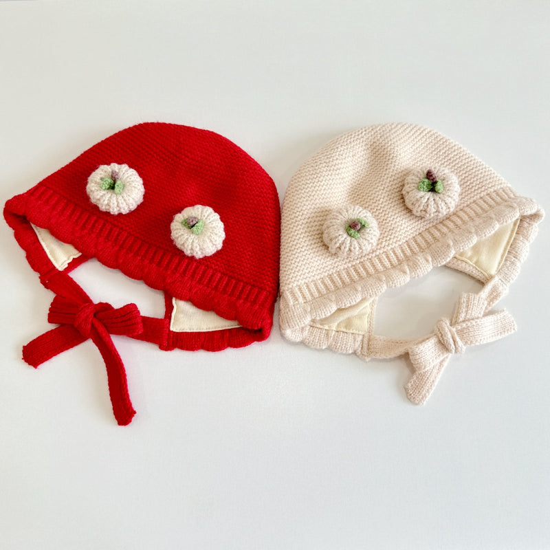 【HAT】ダブルパンプキン波型ニット帽子SK101606