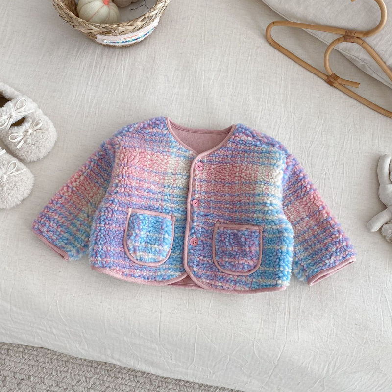 【BABY&KID】冬新作花柄、チェック中綿ジャケットSK102515