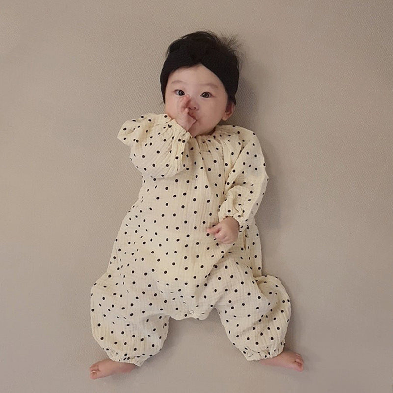 【BABY】ナチュラル柔らかいロンパースSK031005