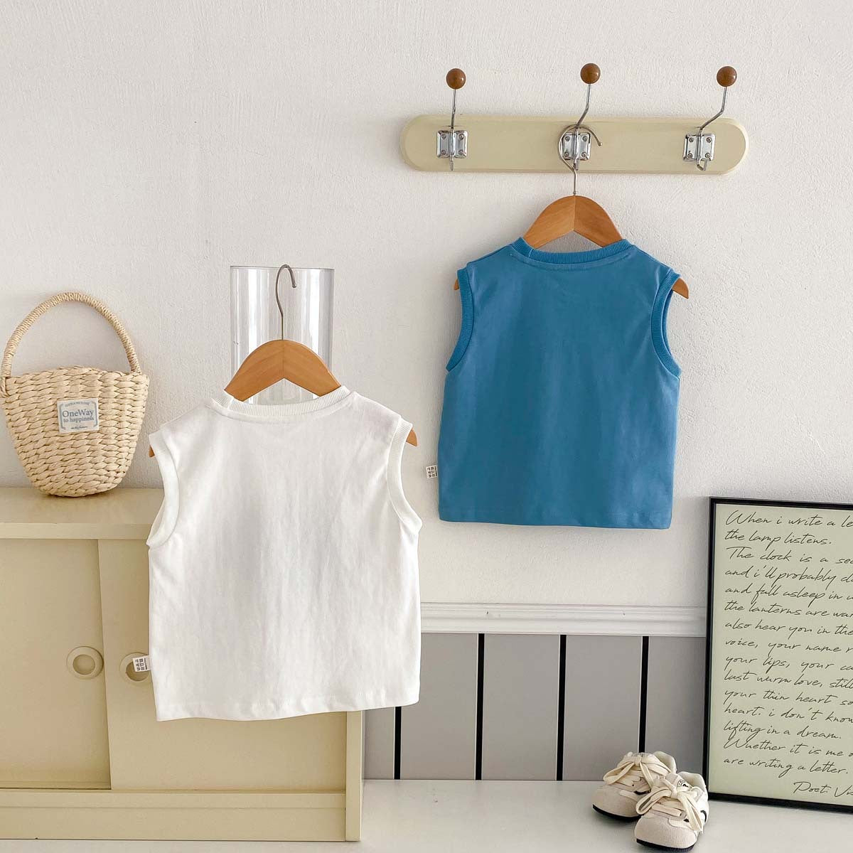 【BABY&KID】夏新作 PinkkukumノースリーブTシャツSK062724