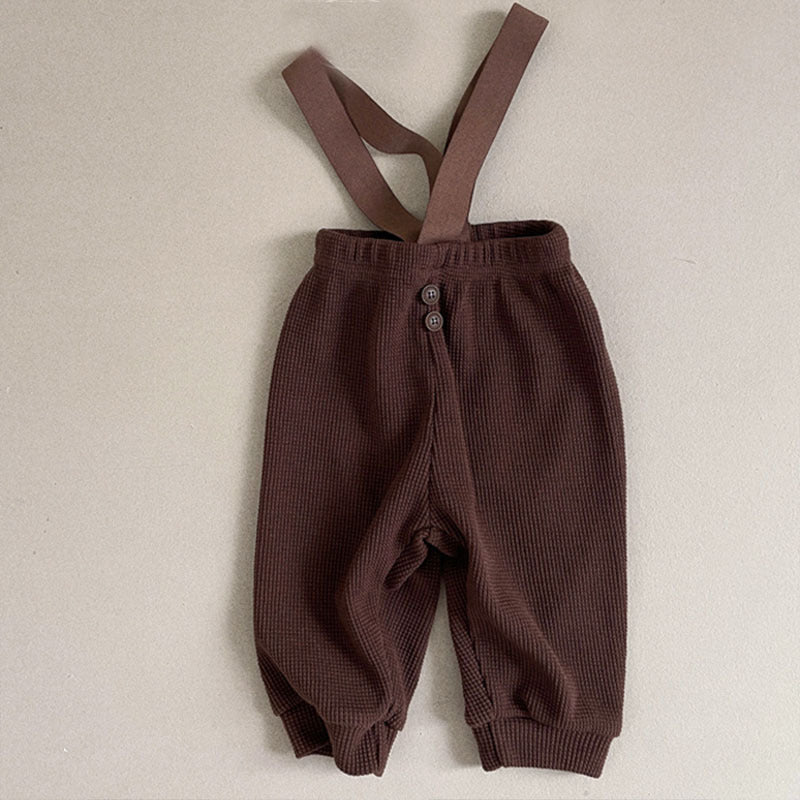 【BABY&KID】地ハイウエストサロペットSK012814