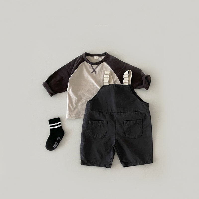 【BABY】シンプル配色TシャツSK102006