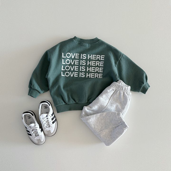 【BABY&KID】Love is hereオシャレトレーナーSK060111