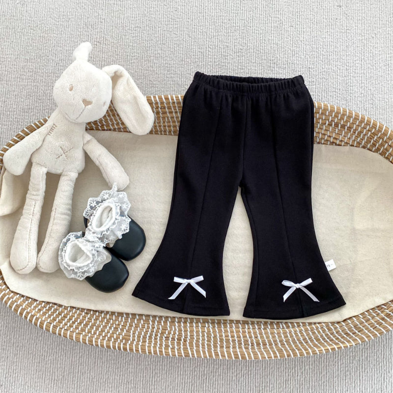 【BABY&KID】蝶結びセミフレアパンツSK092831