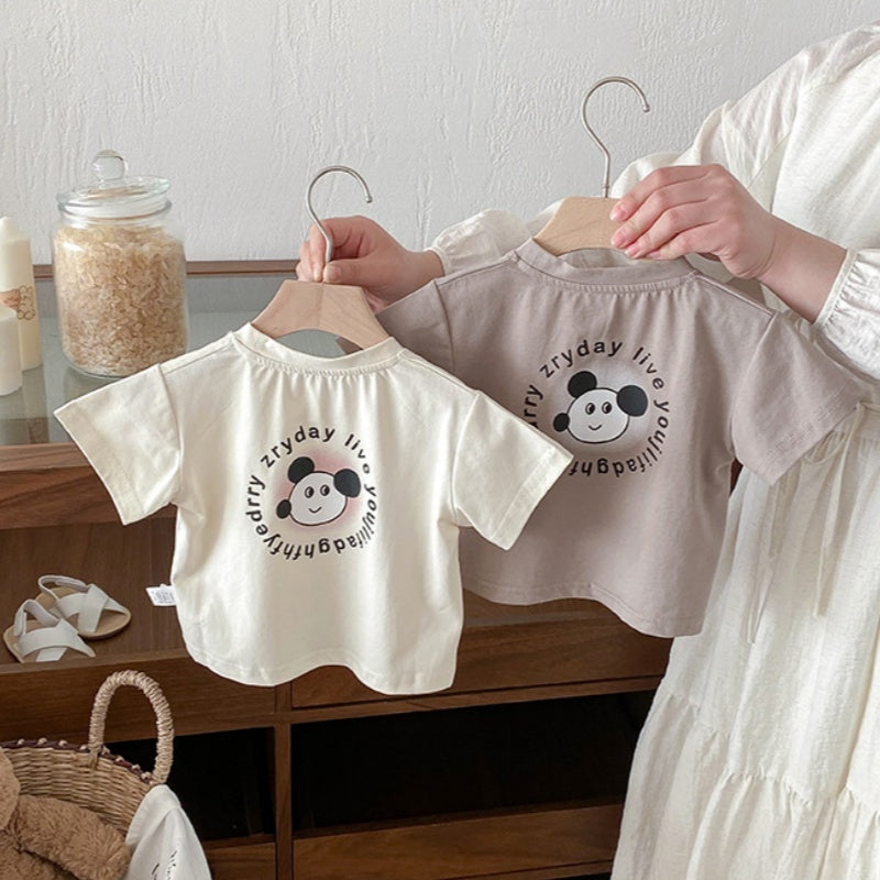【BABY&KID】夏新作 キュートキャラクターTシャツSK092627