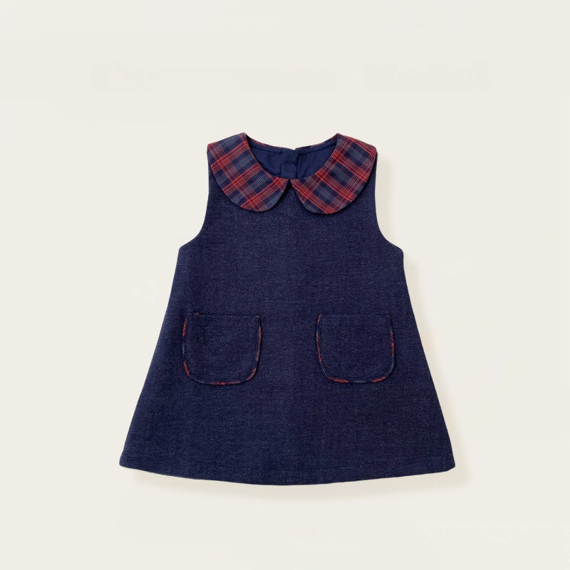 【BABY&KID】リボンニットカーディガン&ジャンパースカートSK102425