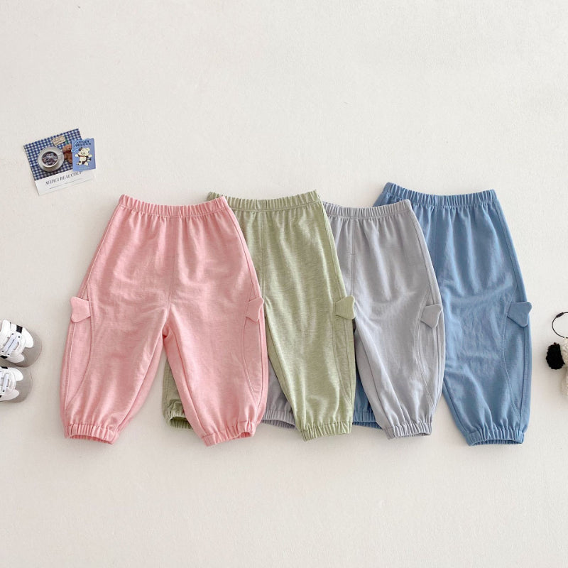 【BABY&KID】夏新作 無地のおしゃれな防蚊パンツSK070607