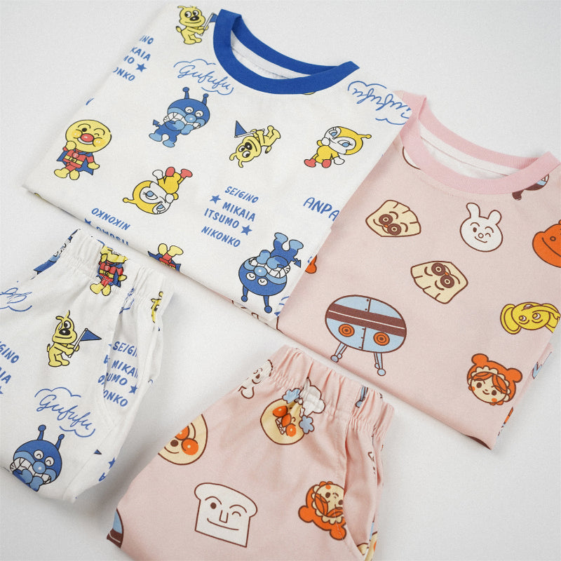 【BABY&KID】夏新作 総柄キャラクターセットアップSK091621