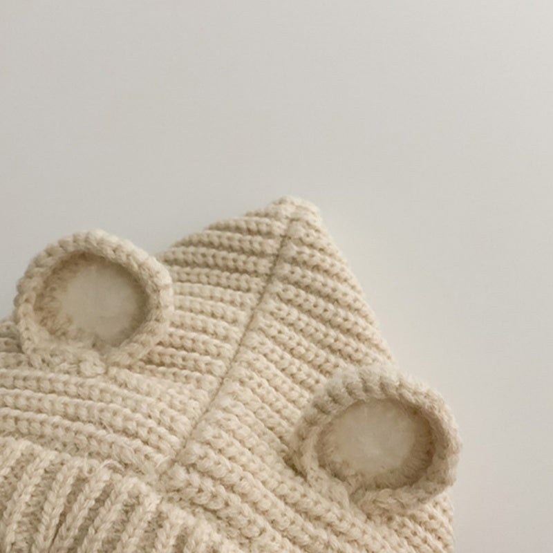 【HAT】クマ耳ポンポン帽子SK102438