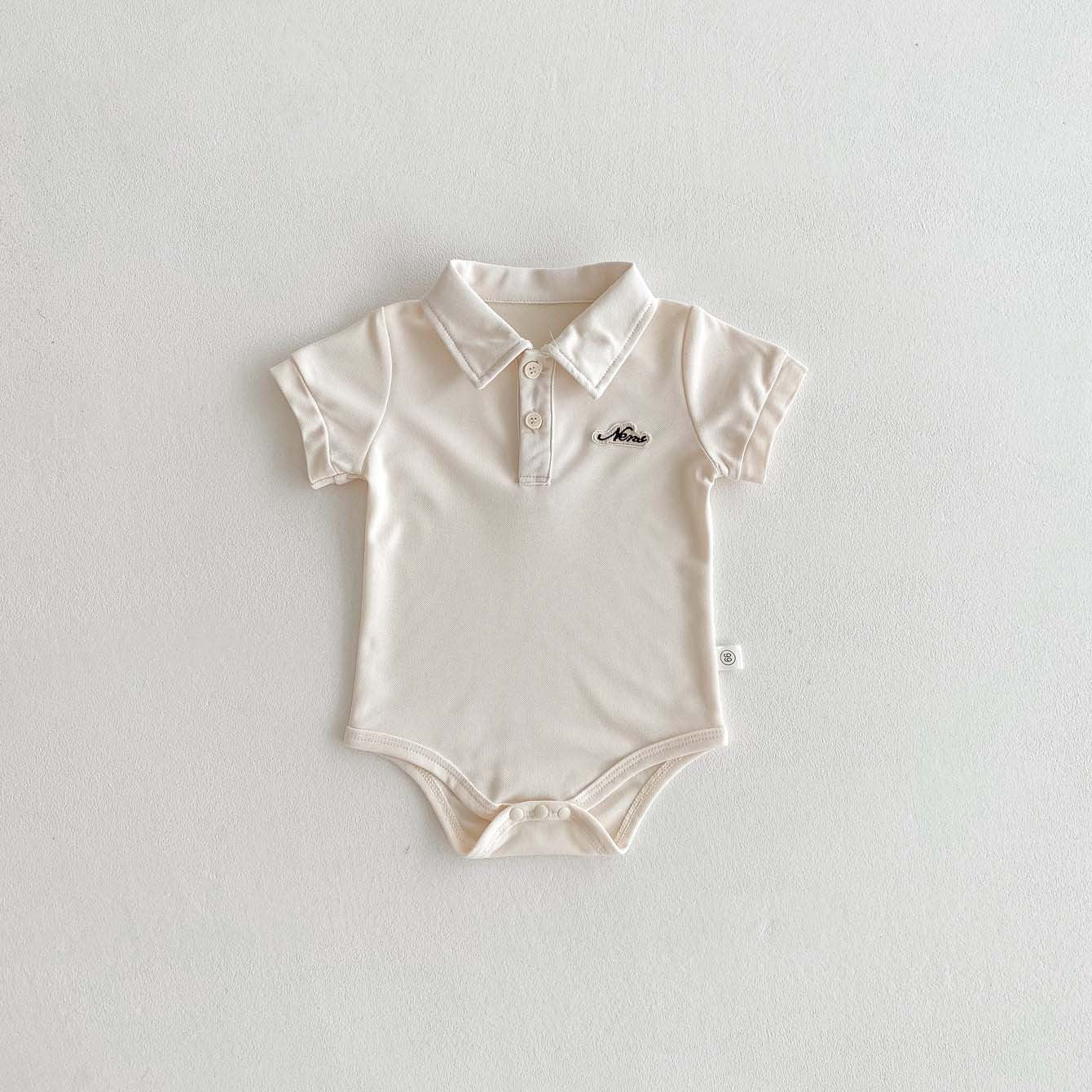【BABY】夏新作 POLOボーダーロンパースSK082722