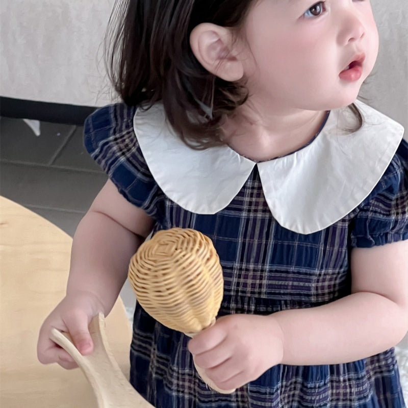 【BABY】夏新作 ドールカラーギンガムチェックワンピースSK092217