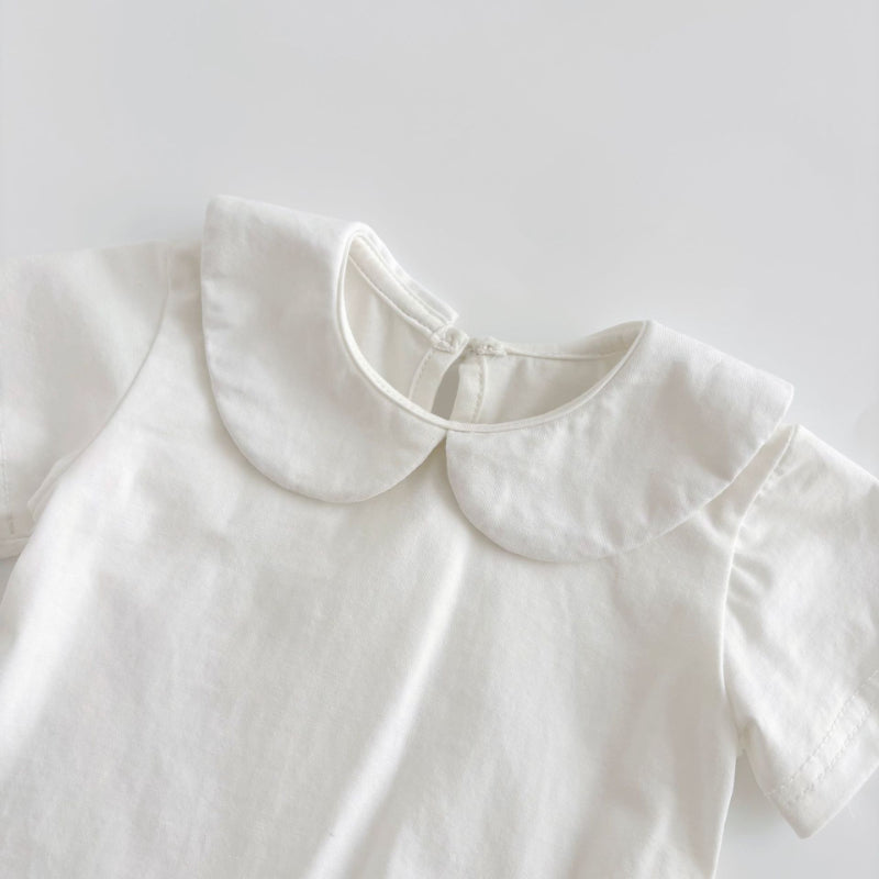 【BABY】夏新作 ナチュラル無地サロペット&帽子、TシャツSK072224