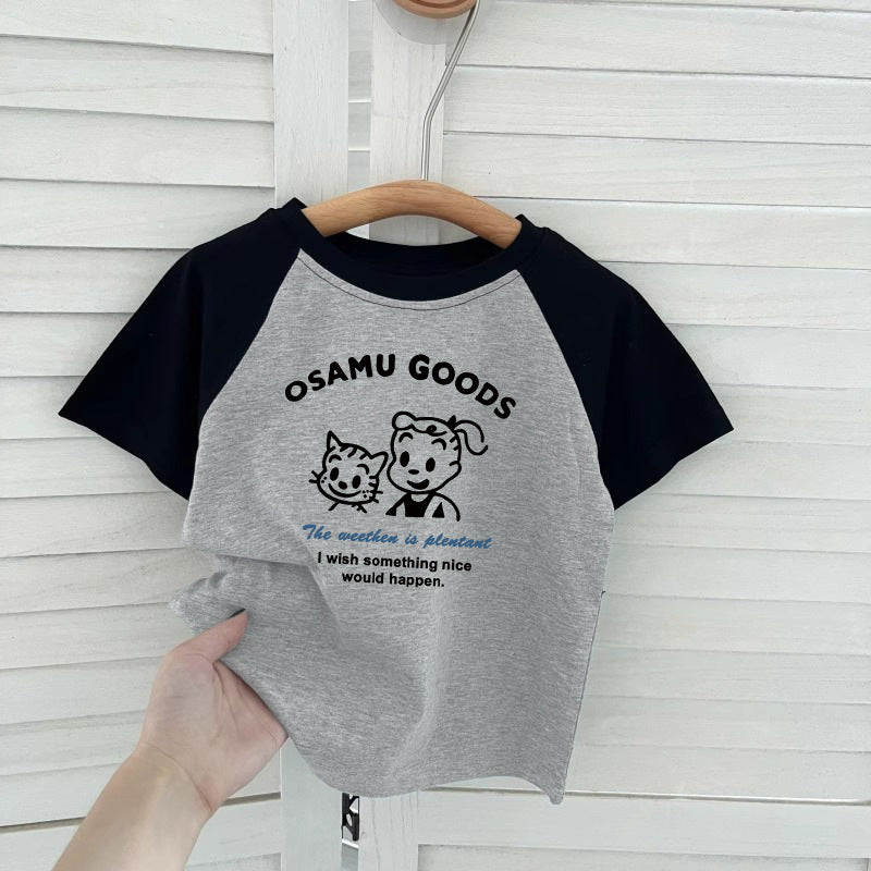 【BABY&KID】夏新作 キャラクタープリントTシャツSK092228