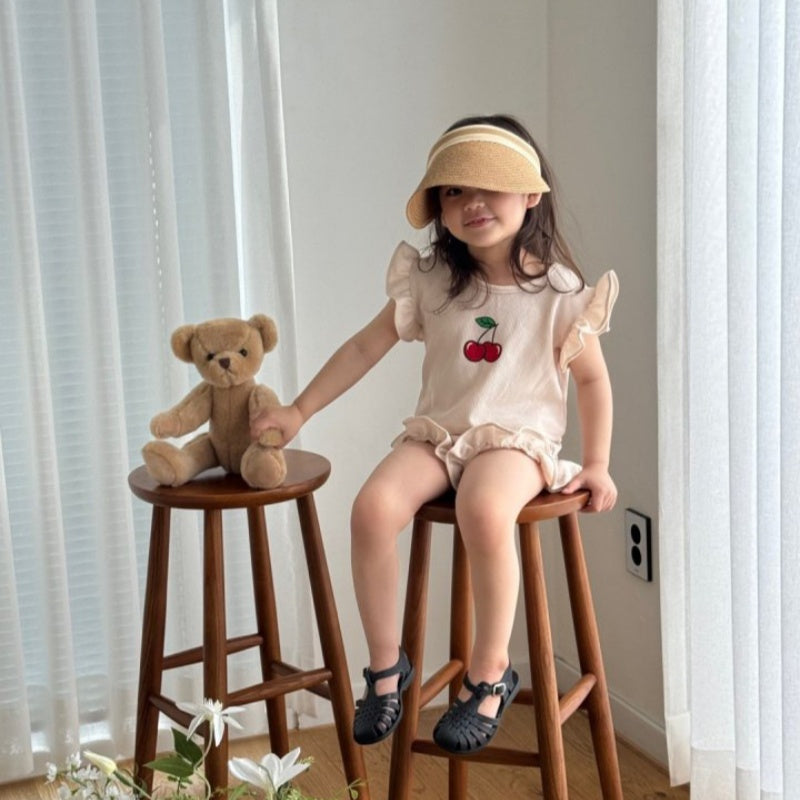 【BABY&KID】夏新作 さくらんぼセットアップSK080214