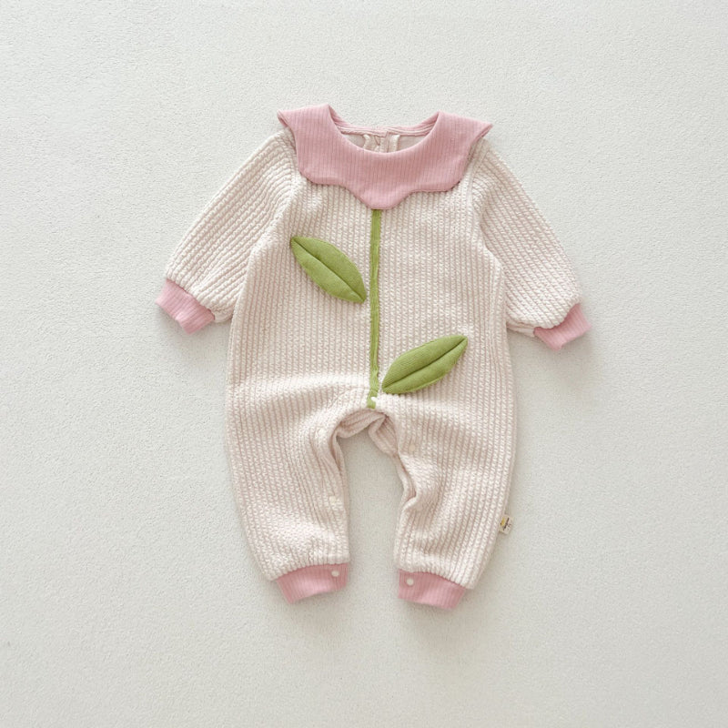 【BABY】花びら襟カバーオールSK100317