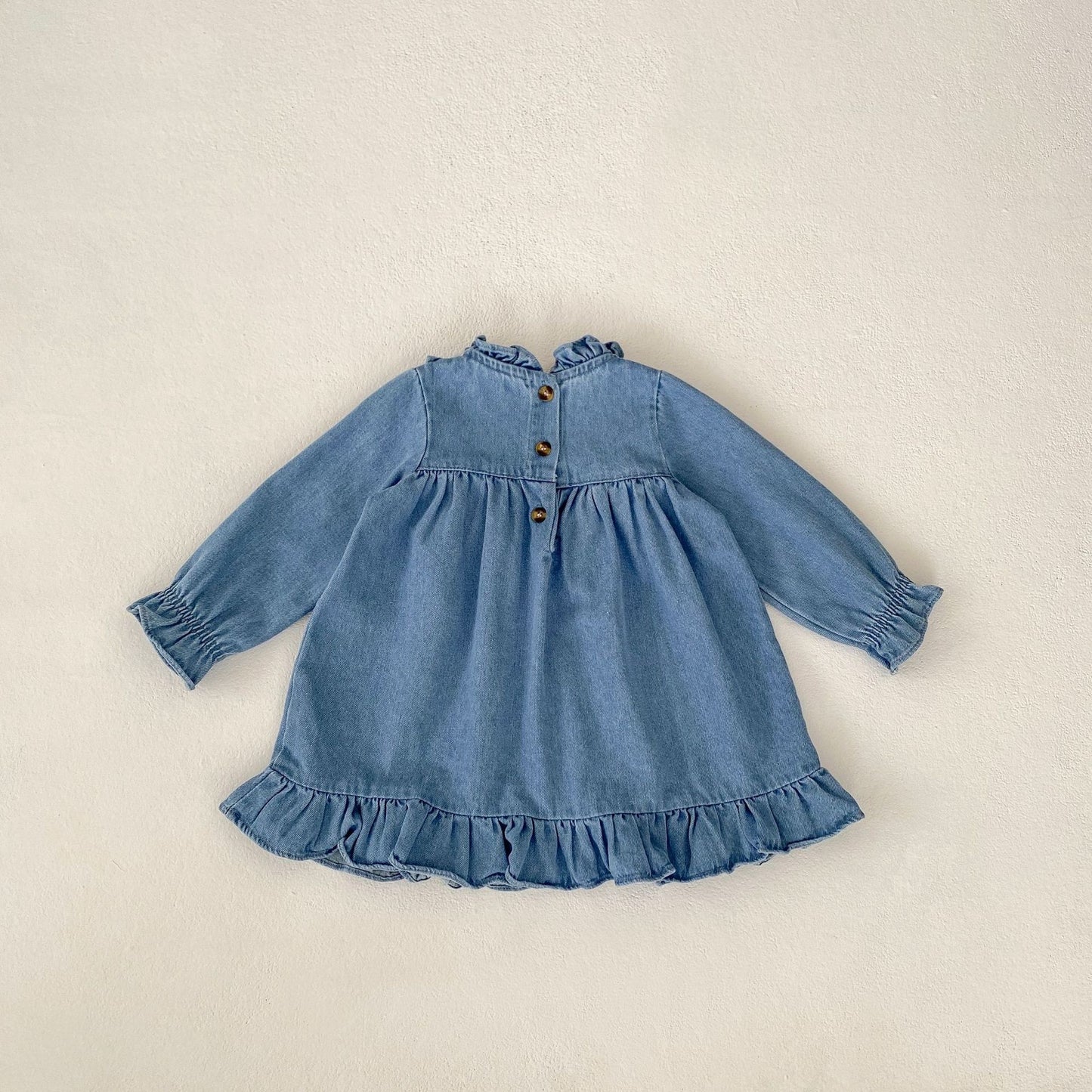 【BABY】デニム刺繡ワンピースSK031806