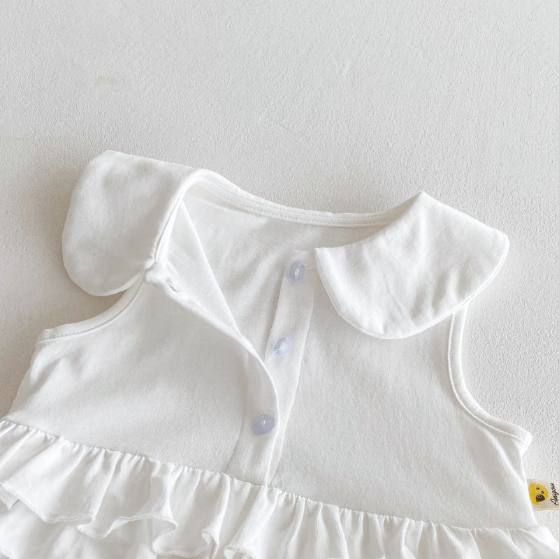 【BABY&KID】夏新作 ティアードフリルワンピースSK082612