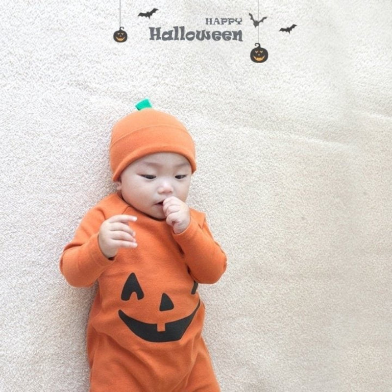 【BABY】ハロウィン長袖カバーオール&帽子SK101705
