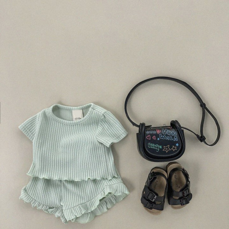 【BABY&KID】夏新作 キュートなプリンセスセットアップSK080213