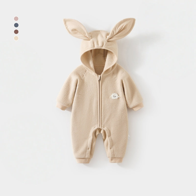 【BABY】冬新作北欧風うさ耳ボアカバーオールSK102632