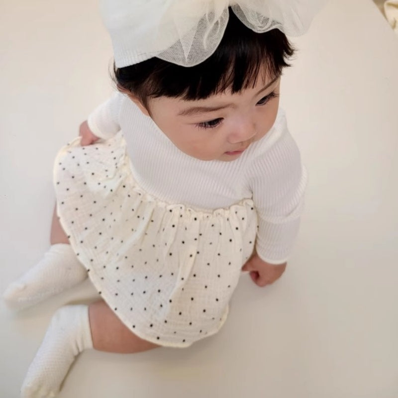 【BABY】プリンセスドットロンパースSK031304