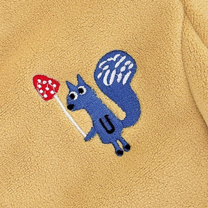 【BABY&KID】刺繍両面フリースジップアップSK101831