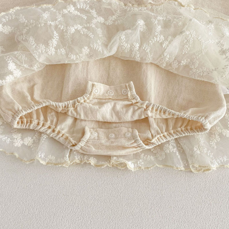 【BABY】レースドールカラーロンパースワンピSK103620