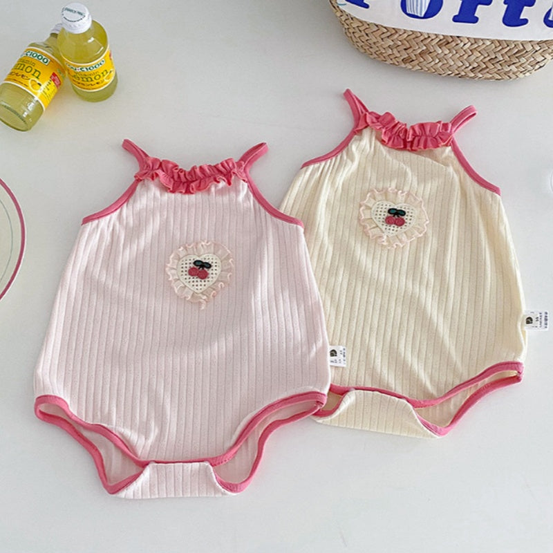 【BABY】夏新作 さくらんぼキャミロンパースSK091823