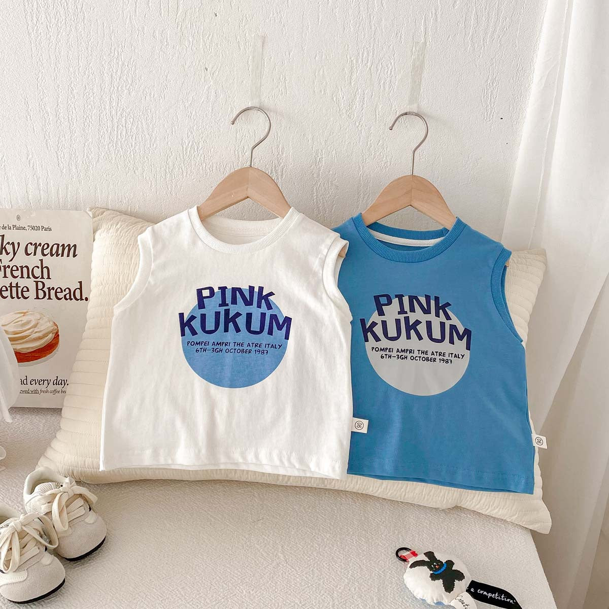 【BABY&KID】夏新作 PinkkukumノースリーブTシャツSK062724