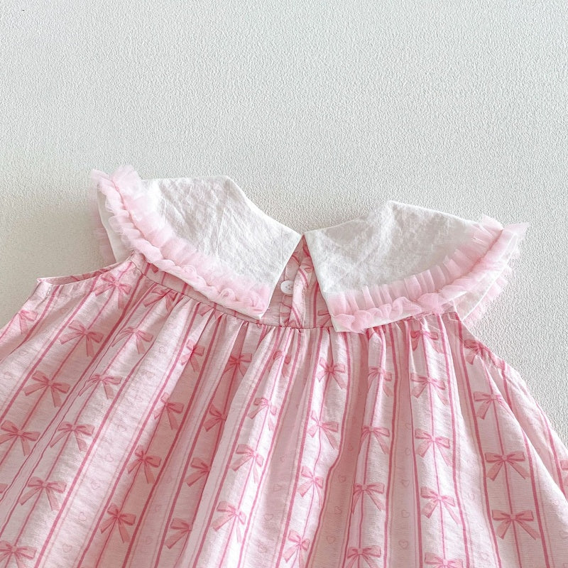 【BABY&KID】夏新作蝶結びワンピースSK106113