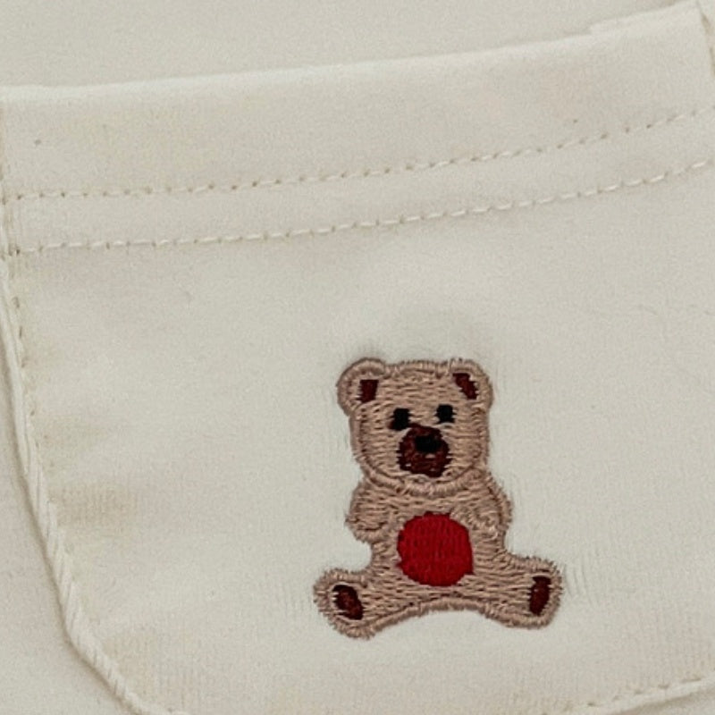 【BABY&KID】ダブルポケット刺繍長袖トップスSK102328