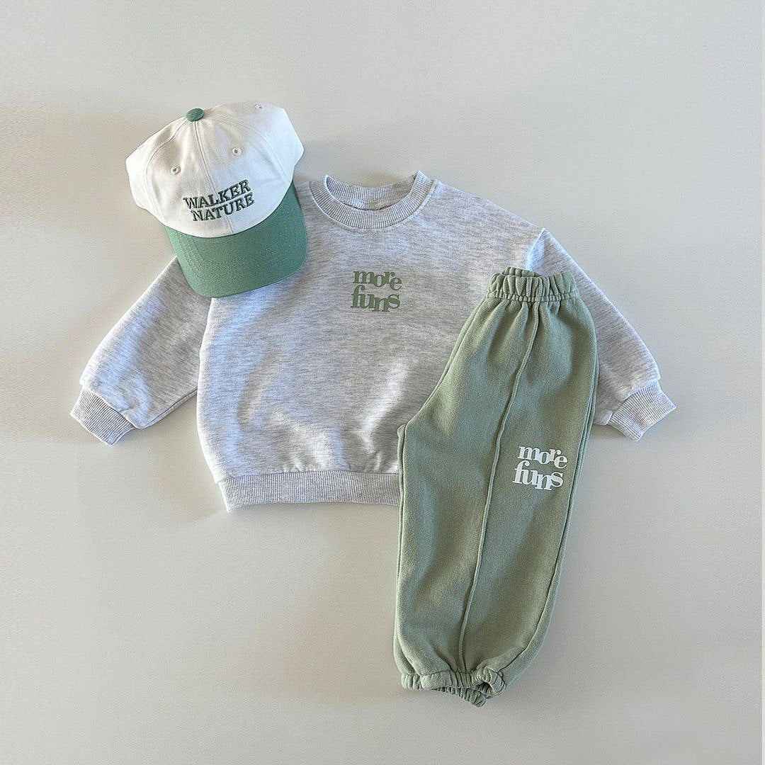 【BABY&KID】MORE FUNSオシャレセットアップSK022915