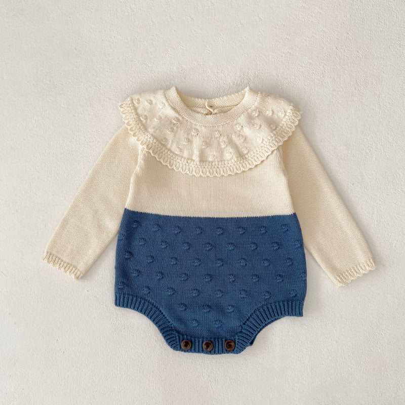 【BABY】大襟ドットロンパースSK100606