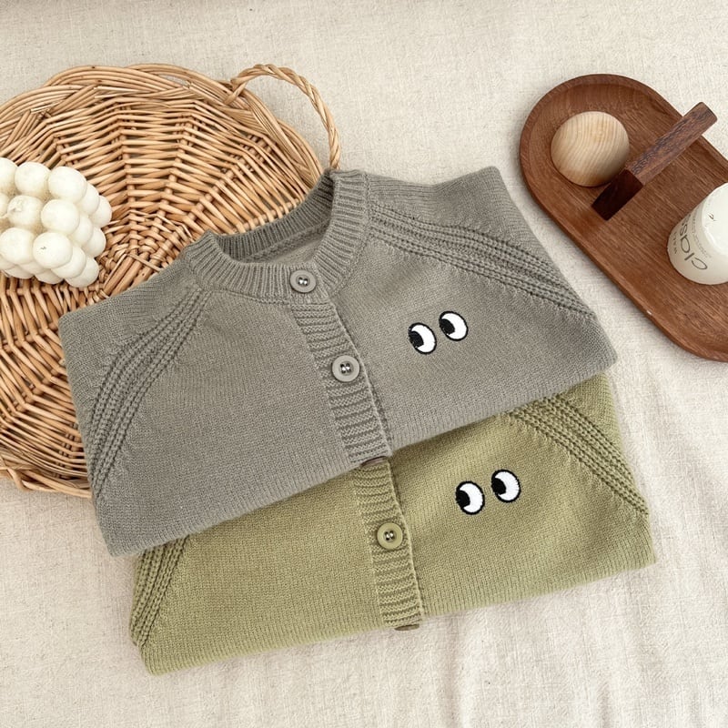 【BABY&KID】ビッグアイズオシャレカーディガンSK031609