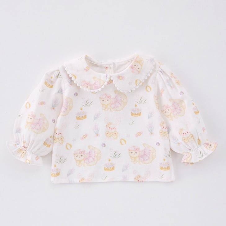 【BABY】可愛いピンク花柄ロンパース、サロペットSK051601