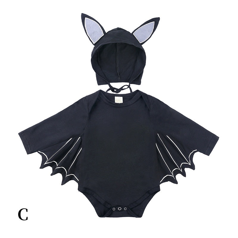 【BABY】パンプキンロゴハロウィンロンパースSK102009