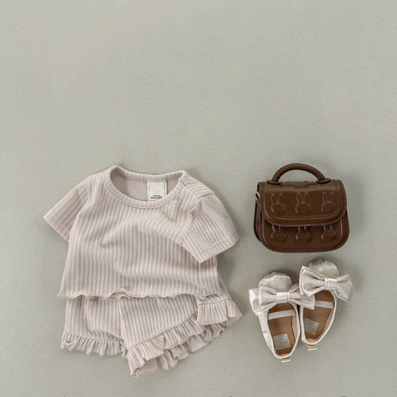 【BABY&KID】夏新作 キュートなプリンセスセットアップSK080213
