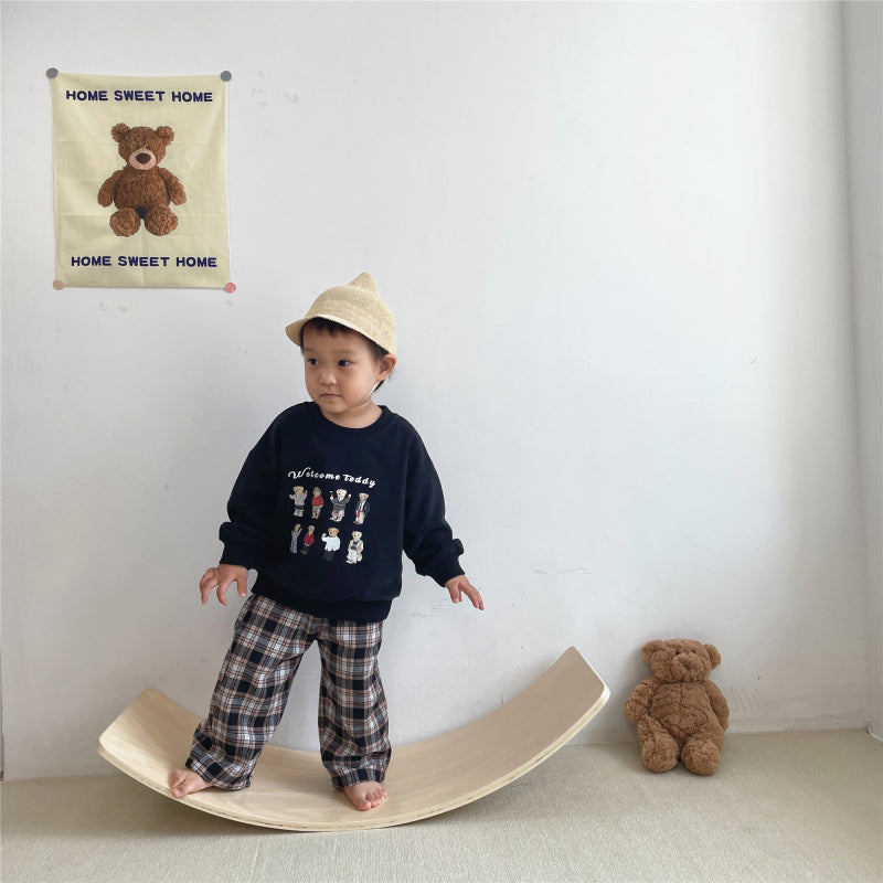 【BABY&KID】韓国風くまスウェットSK101547