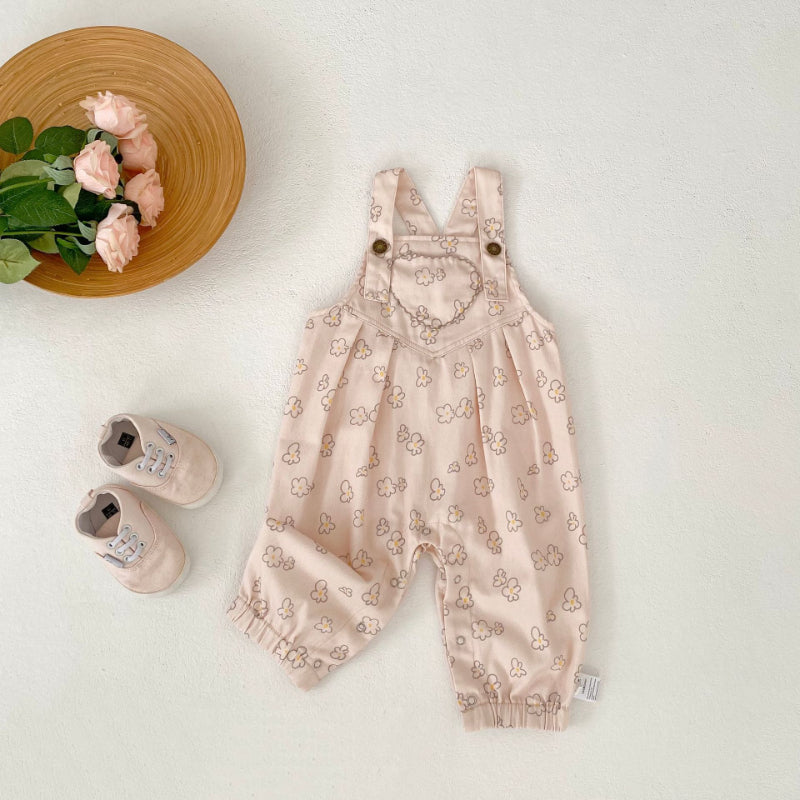 【BABY&KID】小花柄サロペットSK100626