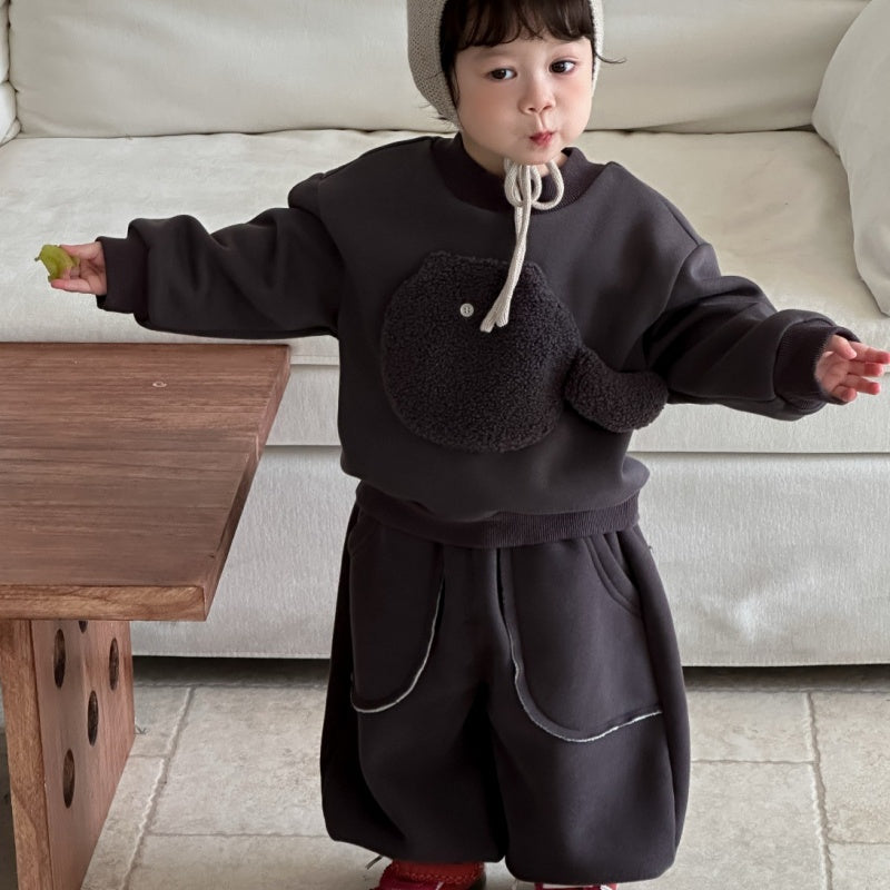 【BABY&KID】カートゥーン厚手スウェット、ポケットパンツSK102135