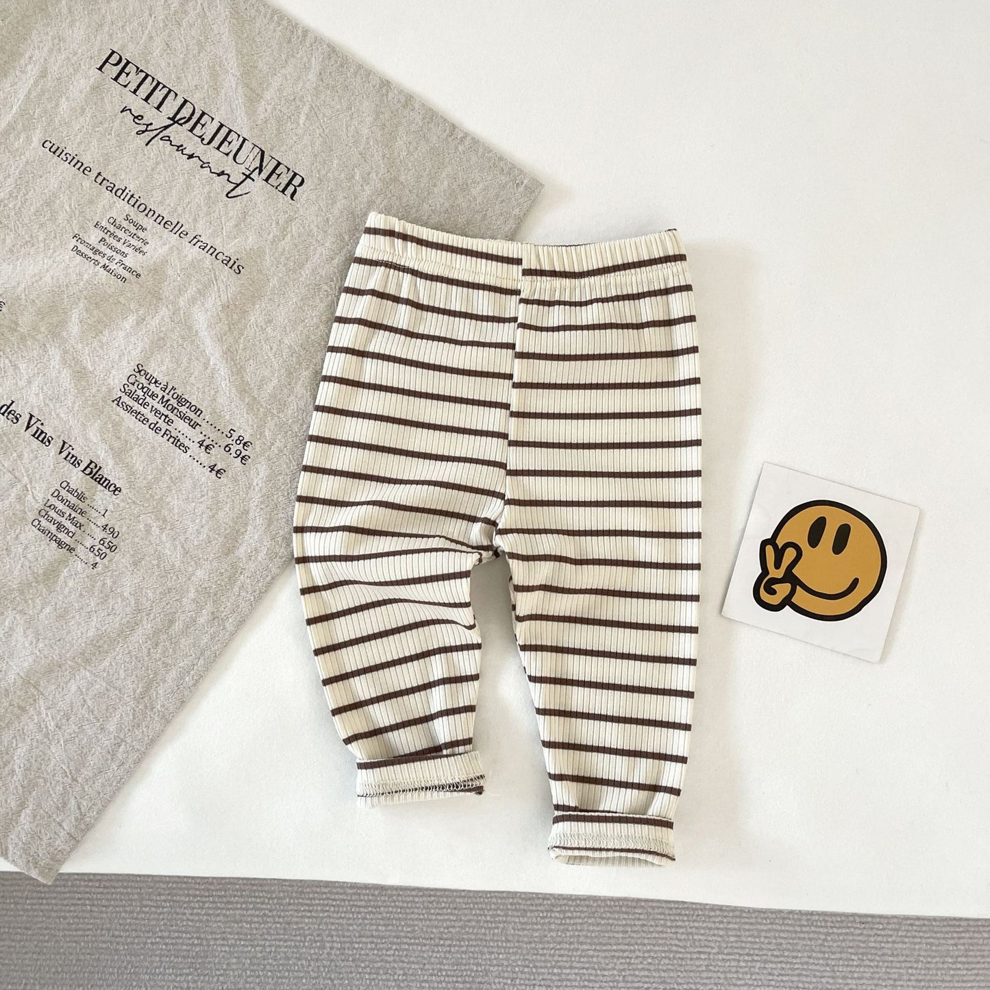 【BABY】シンプルリブレギンス 全7種類SK052304