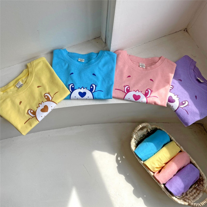 【BABY&KID】夏新作 キャラクター半袖セットアップSK080221