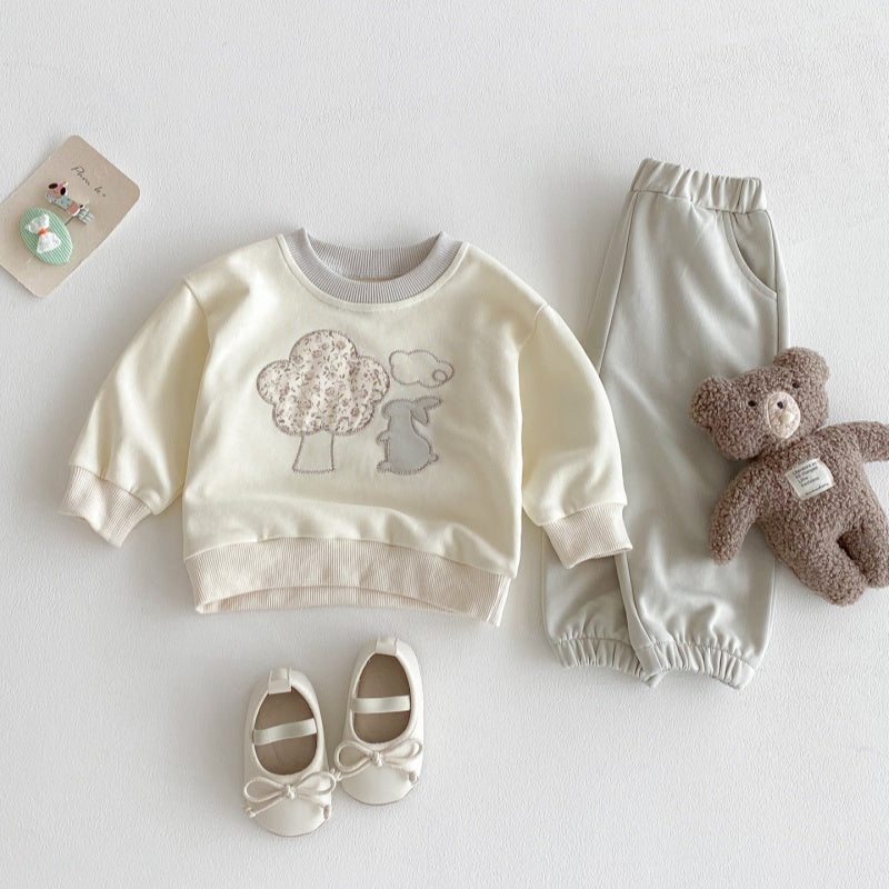 【BABY&KID】うさぎカジュアルセットアップSK092709